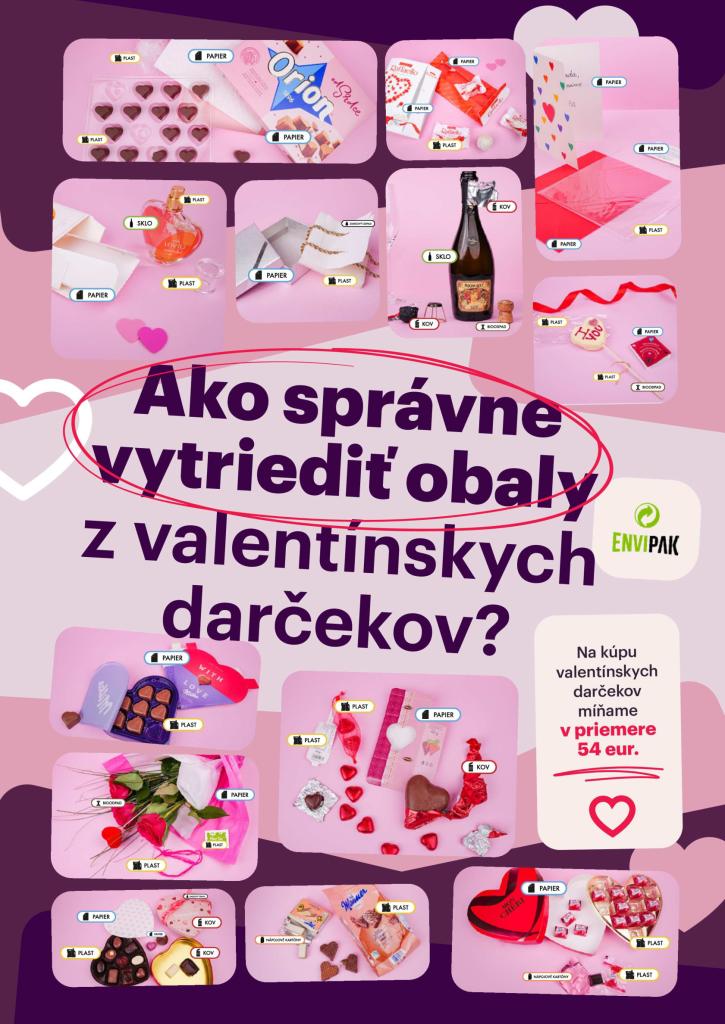 Viete, ako správne triediť obaly z valentínskych darčekov?