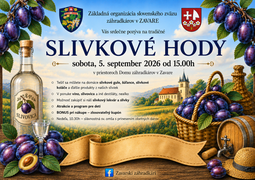 Slivkové hody 2026
