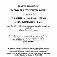 Protest samosprávy -22.08.2022